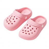 Toddler Kids EVA Garden Clogs – Lightweight Summer Sandals –  Light Pink 