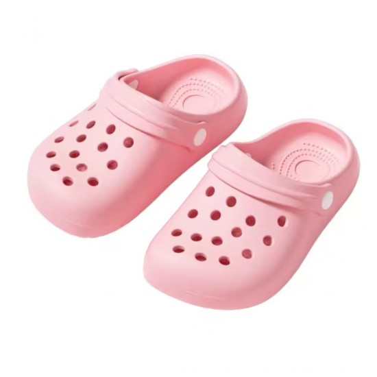 Toddler Kids EVA Garden Clogs – Lightweight Summer Sandals – Light Pink Toddler Kids EVA Garden Clogs – Lightweight Summer Sandals – Light Pink