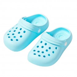 Toddler Kids EVA Garden Clogs – Lightweight Summer Sandals – Light Blue