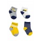 Jumping Beans 4 Pairs Crew Socks – Truck & Stripes Design
