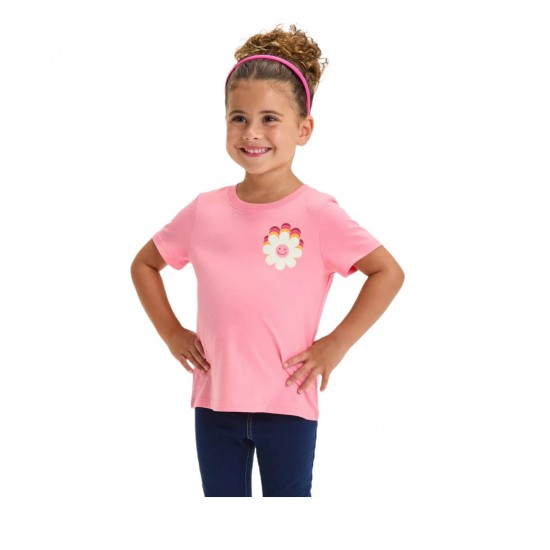 Toddler Girls' Short Sleeve Daisy Graphic T-Shirt - Cat & Jack Pink