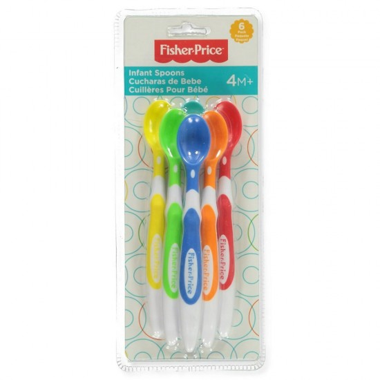 Fisher PriceToddler Feeding Spoons - 6 Pack 