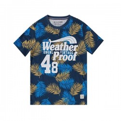 Weatherproof Big Boys Short Sleeve Graphic T-shirt - Blue