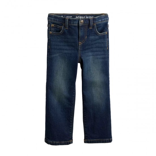 Jumping Beans Straight Fit Denim Jeans Dark Light Wash  - Baby & Toddler Boys 