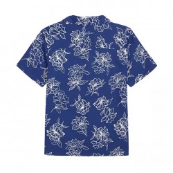 Gap Kids Boys Cabana Shirt - Navy Floral Gap Kids Boys Cabana Shirt - Navy Floral