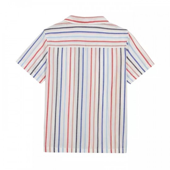 Gap Kids Boys Cabana Shirt - Multi Stripe