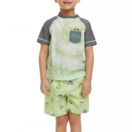 Character Toddler Boys Rashguard Swimset - Yoda 