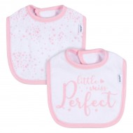 Onesies Brand 2-Pack Baby Girls Stars Dribbler Bibs