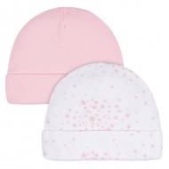 Onesies Brand 2-Pack Baby Girls Stars Caps