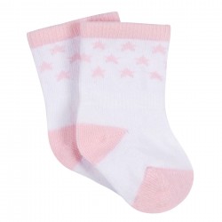 Onesies Brand 3-Pack Baby Girls Stars Jersey Crew Socks Onesies Brand 3-Pack Baby Girls Stars Jersey Crew Socks
