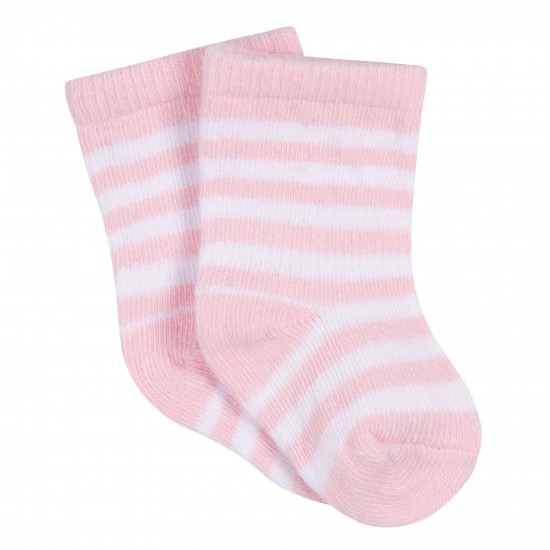 Onesies Brand 3-Pack Baby Girls Stars Jersey Crew Socks