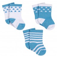 Onesies Brand 3-Pack Baby Boys Boy Stars Jersey Crew Socks