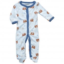 Baby Boy Bear & Tracks Sleeper by Baby Views (NB-9M)