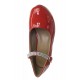 Girls' Dress Pumps with Rhinestone Embellished Mary-Jane Strap - RED Girls' Dress Pumps with Rhinestone Embellished Mary-Jane Strap - RED