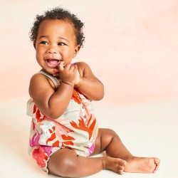 Carter's Baby Girl Carter's Tropical Tank Top Romper Carter's Baby Girl Carter's Tropical Tank Top Romper
