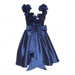 Bonnie Jean Sparkle Knit & Taffeta Party Dress 7-16 Bonnie Jean Sparkle Knit & Taffeta Party Dress 7-16