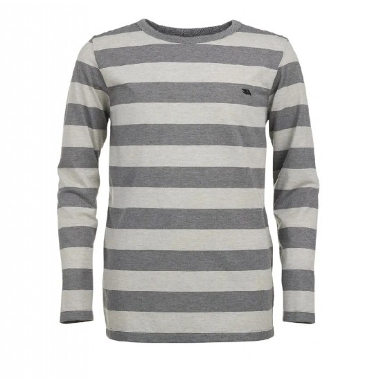 Tony Hawk Boys' Stripe Tee Shirt Gray 2-7