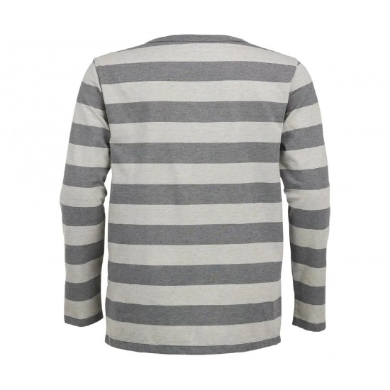 Tony Hawk Boys' Stripe Tee Shirt Gray 2-7