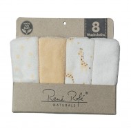 Rene Rofe Gentle & Soft Washcloths for Baby's Bathtime - Yellow Neutral 