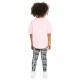 Puma Toddler Girls Top and Leggings Set - Pink Floral