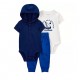 Carter's Boys 3 Piece Bodysuit Pant Set - Contruction 