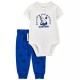 Carter's Boys 3 Piece Bodysuit Pant Set - Contruction 