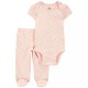 Carter's 3-Piece Baby Girl Layette Set - Floral 