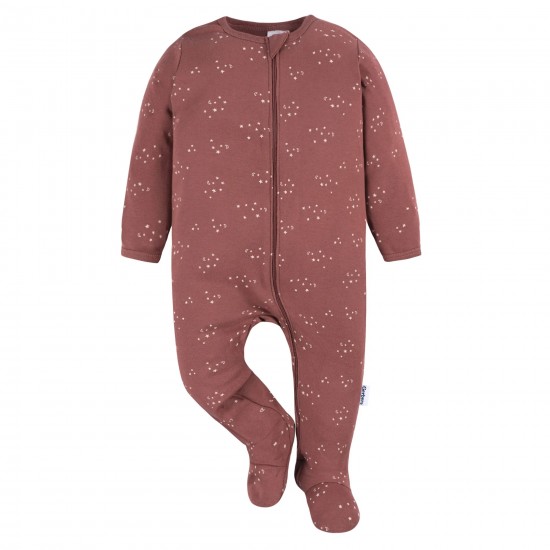 Gerber Baby Girl Sleep ´N Play Footed Cotton Pajamas 2-Pack - Pink 