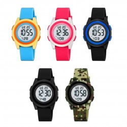 Kids' LED Light Digital Water-Resistant Wristwatch 