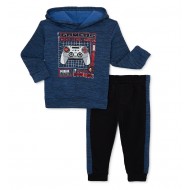 Baby Boys’ Pullover Fleece Hoodie & Jogger Sweatpants Set - 12 to 24 months  Baby Boys’ Pullover Fleece Hoodie & Jogger Sweatpants Set - 12 to 24 months