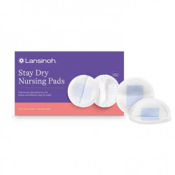 Lansinoh Stay Dry Disposable Nursing Pads - 100 Pads 