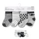 René Rofé Baby 8-Pack Soft Cotton Socks for Infants (0-9m) 