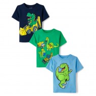 Baby & Toddler Boys Dino Graphic Tee 3-Pack – Kids T-Shirts