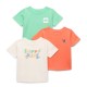 Baby Boy Short Sleeve Graphic Tees 3-Pack - Green Multi (0–24 Months) 