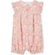 Carter’s Child of Mine Baby Girl Floral Flutter Sleeve Romper