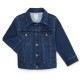 Classic Denim Jacket for Toddler Boys (Dark Blue Wash)
