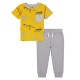 Toddler Boys 2-Piece Jogger Set - Dino Pocket Pullover Design 