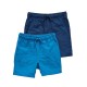 Okie Dokie 2-Piece Boys Pull-On Shorts Set – Comfortable & Stylish - Blue 