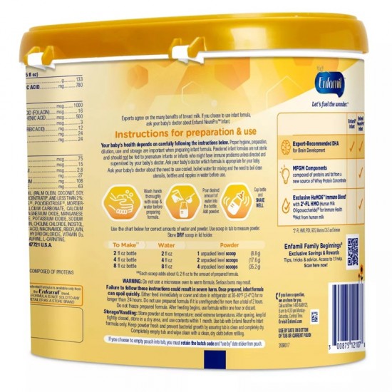 Enfamil NeuroPro Powder Infant Formula - 20.7oz