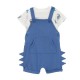 Carter's Baby Boys 2-Piece Shortall Set – Cotton Bodysuit & Shortalls Outfit