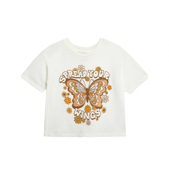 Jessica Simpson Girls Tee & Denim Skirt Set – 2-Piece Outfit Set