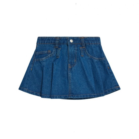 Jessica Simpson Girls Tee & Denim Skirt Set – 2-Piece Outfit Set