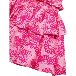 Jessica Simpson Girls Tie Strap Sundress – Cotton Dress - Pink