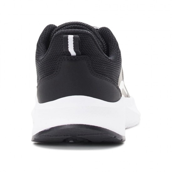  Girls Mesh Jogger Sneakers – Lightweight Lace-Up Running Shoes (Black)