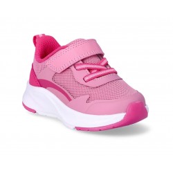 Baby Girl Mesh Jogger Sneakers – Lightweight Hook-and-Loop Running Shoes