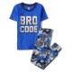 Boys “Bro Code” Snug Fit Cotton Pajamas – 2-Piece Sleepwear Set