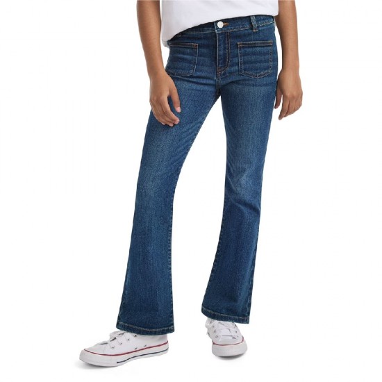 Levi’s Girls Flare Jeans – Stretch Denim Retro Style Pants
