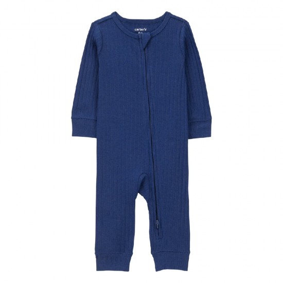 Carter’s Baby 3-Piece Layette Set – Bodysuit with Pants & Zip-Up Romper