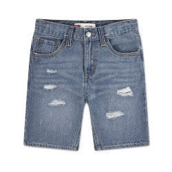 Levi’s Boys Slim Fit Denim Shorts – Stretch Cotton Classic Shorts - Light Wash 