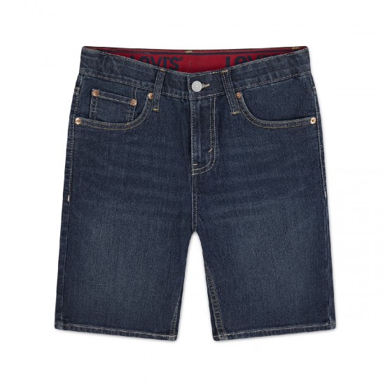 Levi’s Boys Slim Fit Denim Shorts – Stretch Cotton Classic Shorts - Medium Wash 